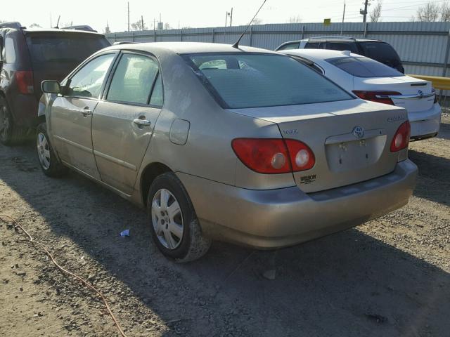 1NXBR32E76Z632340 - 2006 TOYOTA COROLLA CE GOLD photo 3