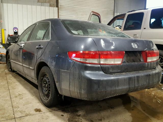 1HGCM55384A137996 - 2004 HONDA ACCORD LX GRAY photo 3