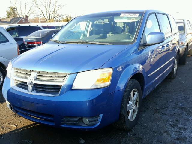 2D8HN54P78R742438 - 2008 DODGE GRAND CARA BLUE photo 2