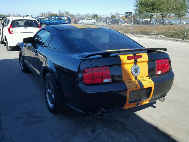 1ZVHT82H365196407 - 2006 FORD MUSTANG GT BLACK photo 3