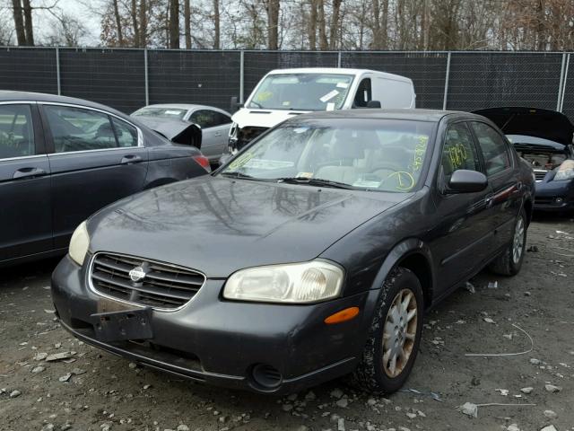 JN1CA31D91T623262 - 2001 NISSAN MAXIMA GXE GRAY photo 2