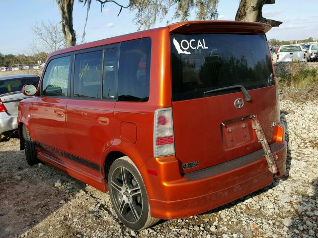 JTLKT324940167436 - 2004 TOYOTA SCION XB ORANGE photo 3