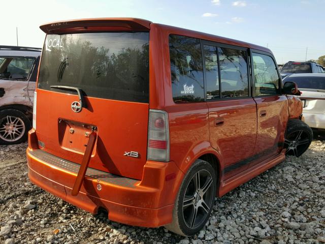 JTLKT324940167436 - 2004 TOYOTA SCION XB ORANGE photo 4