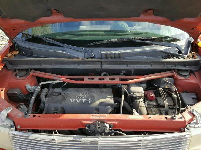 JTLKT324940167436 - 2004 TOYOTA SCION XB ORANGE photo 7