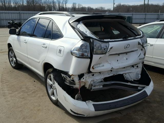 2T2GA31U75C029034 - 2005 LEXUS RX 330 WHITE photo 3