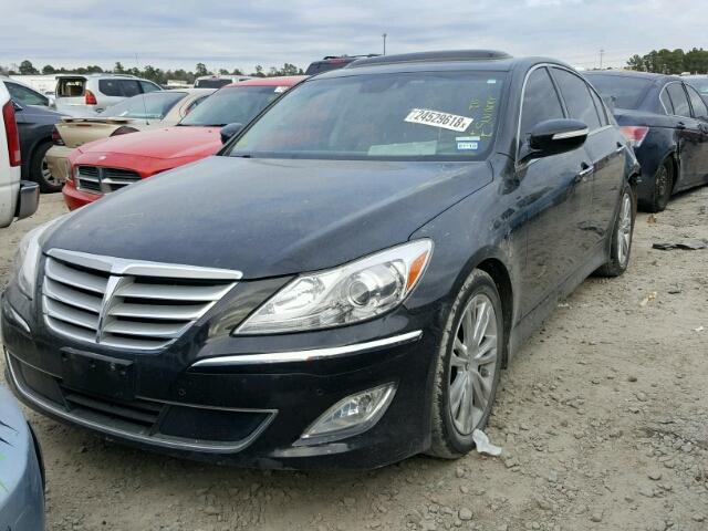 KMHGC4DD3DU230412 - 2013 HYUNDAI GENESIS 3. BLACK photo 2