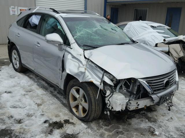 2T2BK1BA0DC176343 - 2013 LEXUS RX 350 SILVER photo 1