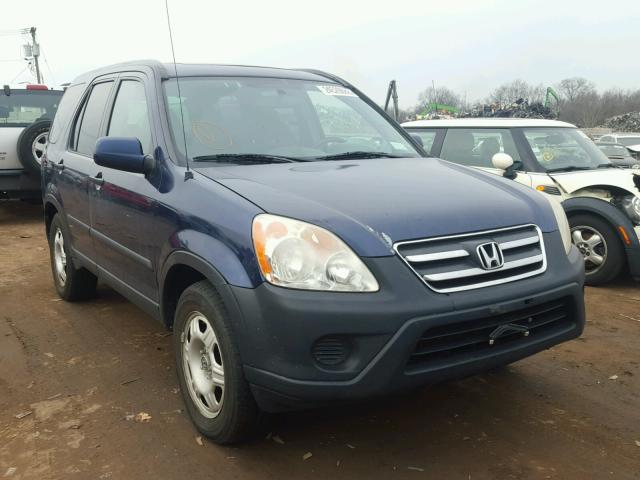 SHSRD78855U334833 - 2005 HONDA CR-V EX BLUE photo 1