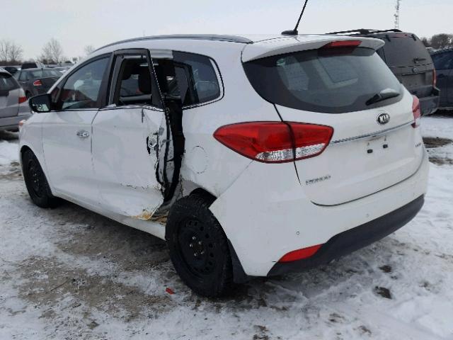 KNAHU8A36E7015113 - 2014 KIA RONDO WHITE photo 3