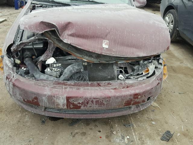 1G8JU52F7YY626840 - 2000 SATURN LS1 RED photo 9