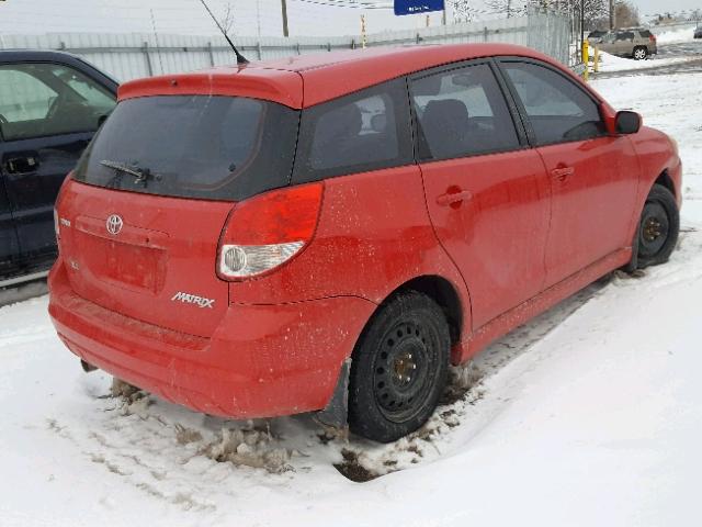 2T1KR32E73C757139 - 2003 TOYOTA COROLLA MA RED photo 4