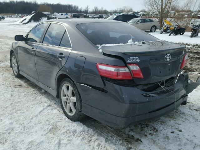 4T1BE46K19U370319 - 2009 TOYOTA CAMRY BASE CHARCOAL photo 3