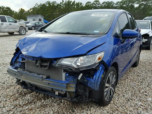 3HGGK5G71HM707644 - 2017 HONDA FIT EX BLUE photo 2