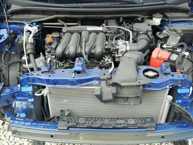 3HGGK5G71HM707644 - 2017 HONDA FIT EX BLUE photo 7