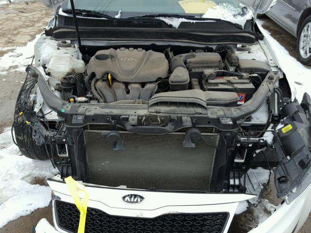 5XXGM4A76DG182328 - 2013 KIA OPTIMA LX WHITE photo 7