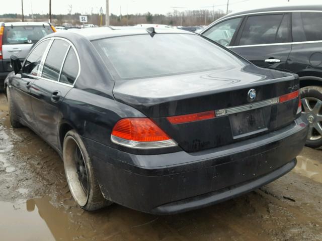 WBAGL63402DP61238 - 2002 BMW 745 I BLACK photo 3