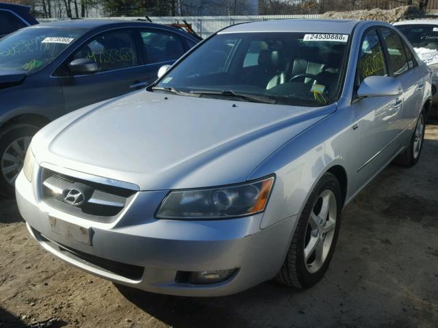 5NPEU46F07H248937 - 2007 HYUNDAI SONATA SE SILVER photo 2