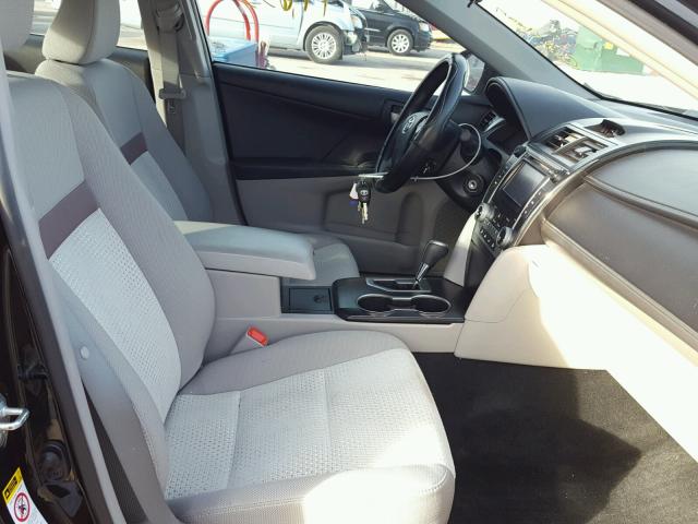 4T1BF1FK0CU171197 - 2012 TOYOTA CAMRY BASE BLACK photo 5