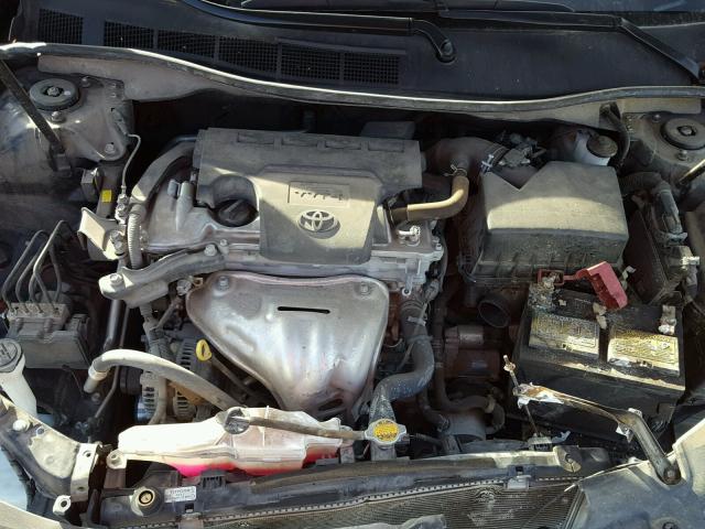 4T1BF1FK0CU171197 - 2012 TOYOTA CAMRY BASE BLACK photo 7