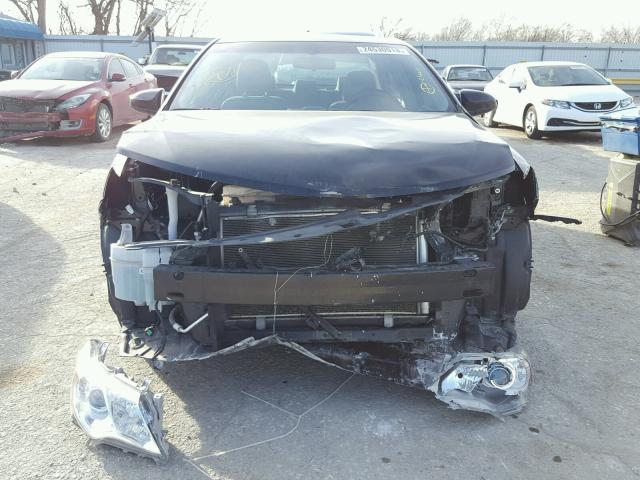 4T1BF1FK0CU171197 - 2012 TOYOTA CAMRY BASE BLACK photo 9
