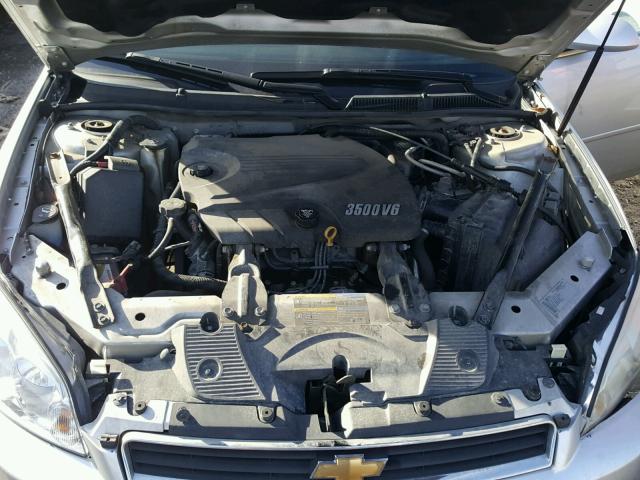 2G1WB5EN7A1231398 - 2010 CHEVROLET IMPALA LT SILVER photo 7