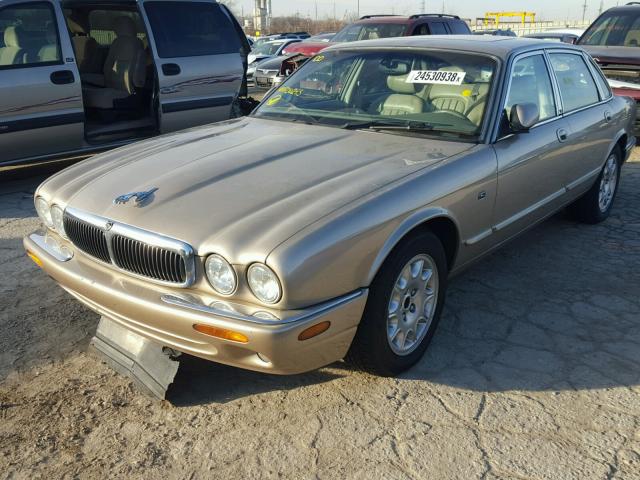 SAJDA14C2YLF06243 - 2000 JAGUAR XJ8 GOLD photo 2