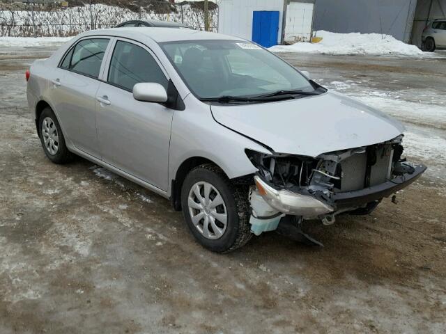 2T1BU4EE0AC479004 - 2010 TOYOTA COROLLA BA SILVER photo 1