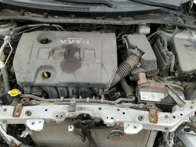 2T1BU4EE0AC479004 - 2010 TOYOTA COROLLA BA SILVER photo 7