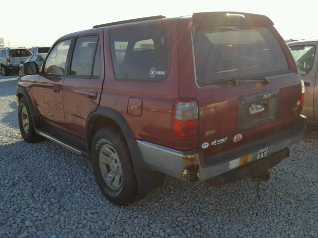 JT3HN86R3W0170701 - 1998 TOYOTA 4RUNNER SR RED photo 3