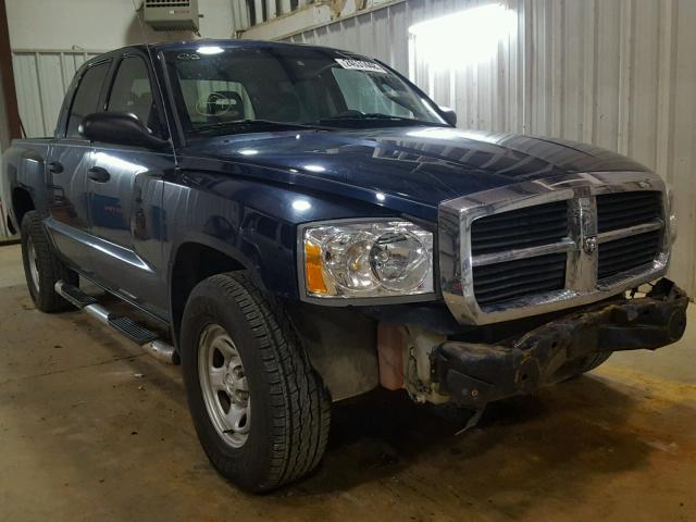 1D7HE28K56S523491 - 2006 DODGE DAKOTA QUA BLUE photo 1