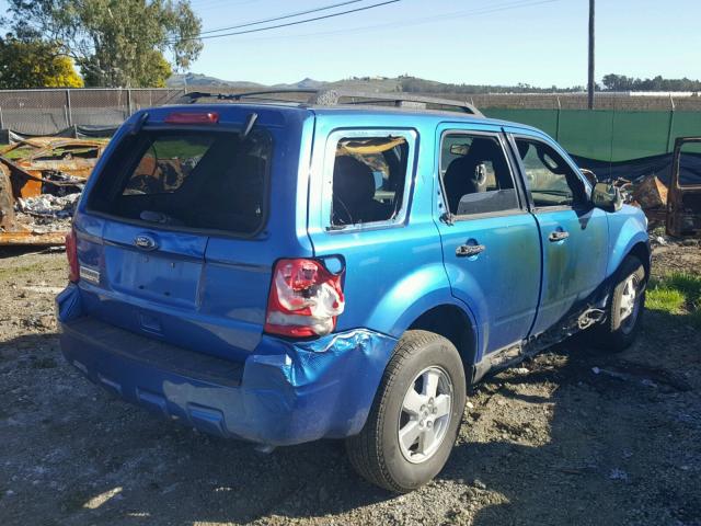 1FMCU0D71CKC68021 - 2012 FORD ESCAPE XLT BLUE photo 4