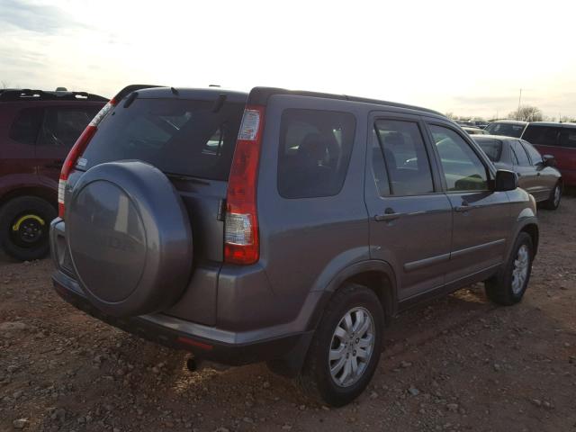 JHLRD78976C051030 - 2006 HONDA CR-V SE BLUE photo 4