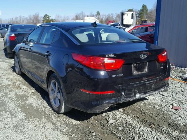 5XXGM4A78FG385062 - 2015 KIA OPTIMA LX BLACK photo 3