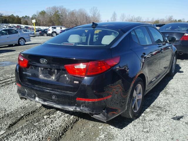 5XXGM4A78FG385062 - 2015 KIA OPTIMA LX BLACK photo 4