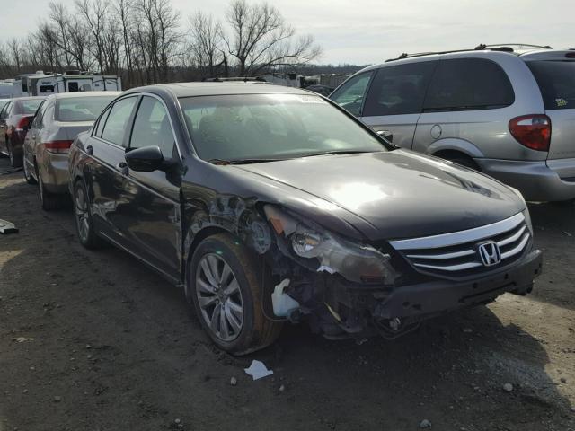 1HGCP2F75BA027265 - 2011 HONDA ACCORD EX BLACK photo 1