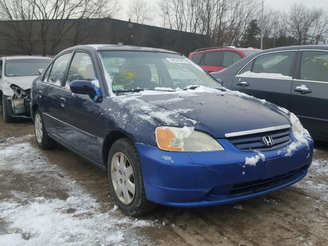 2HGES26722H525805 - 2002 HONDA CIVIC EX 蓝色 照片 1