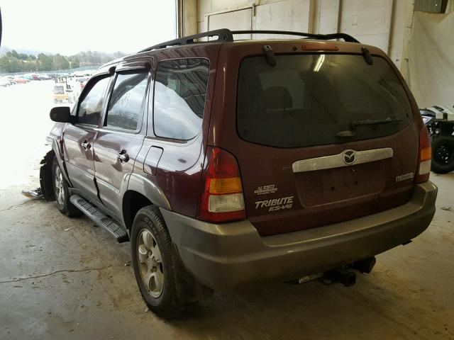 4F2CZ96173KM24324 - 2003 MAZDA TRIBUTE ES BURGUNDY photo 3