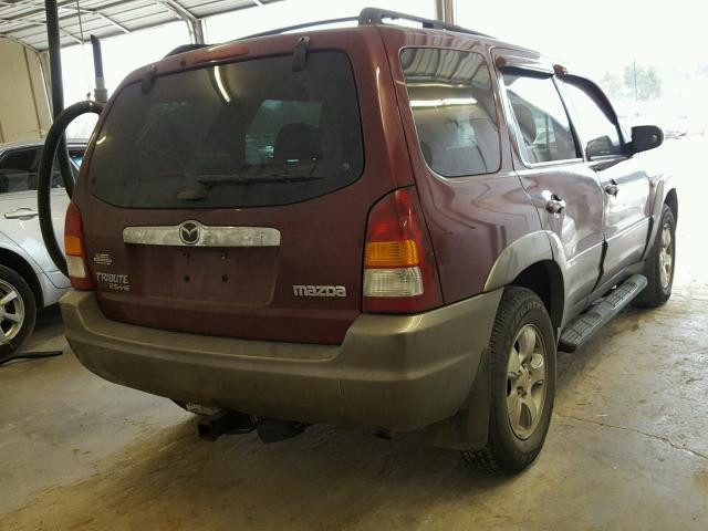 4F2CZ96173KM24324 - 2003 MAZDA TRIBUTE ES BURGUNDY photo 4