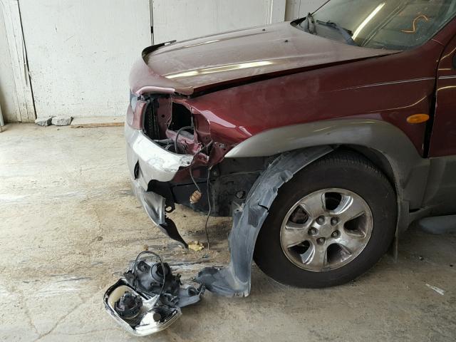 4F2CZ96173KM24324 - 2003 MAZDA TRIBUTE ES BURGUNDY photo 9