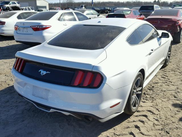 1FA6P8TH2F5315180 - 2015 FORD MUSTANG WHITE photo 4