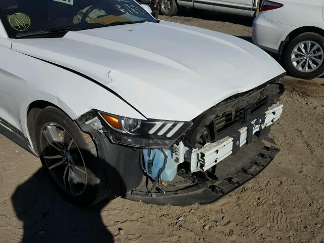 1FA6P8TH2F5315180 - 2015 FORD MUSTANG WHITE photo 9