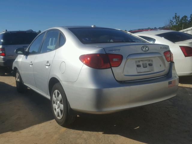 KMHDU46D18U281507 - 2008 HYUNDAI ELANTRA GL SILVER photo 3