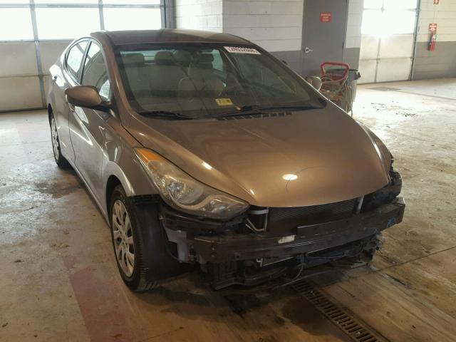 5NPDH4AE0BH025062 - 2011 HYUNDAI ELANTRA GL BROWN photo 1