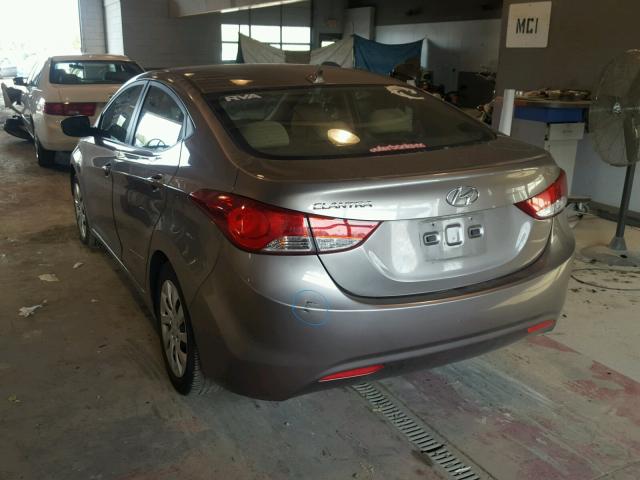 5NPDH4AE0BH025062 - 2011 HYUNDAI ELANTRA GL BROWN photo 3