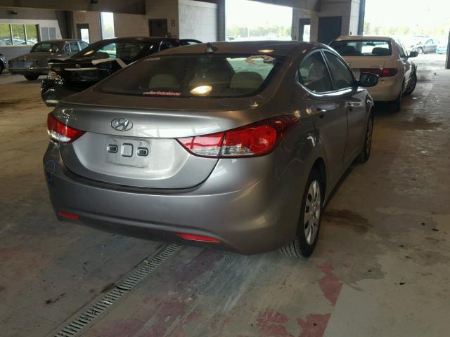 5NPDH4AE0BH025062 - 2011 HYUNDAI ELANTRA GL BROWN photo 4