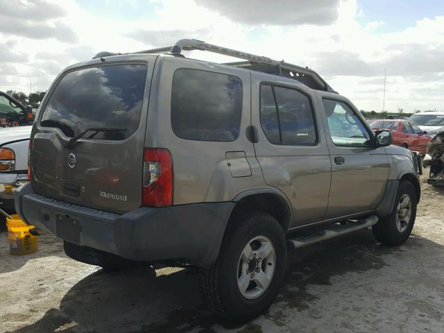 5N1ED28T64C606651 - 2004 NISSAN XTERRA XE TAN photo 4