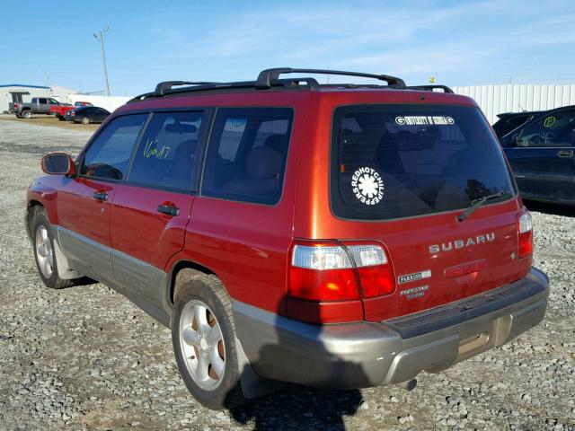 JF1SF65581H712182 - 2001 SUBARU FORESTER S 红色 照片 3