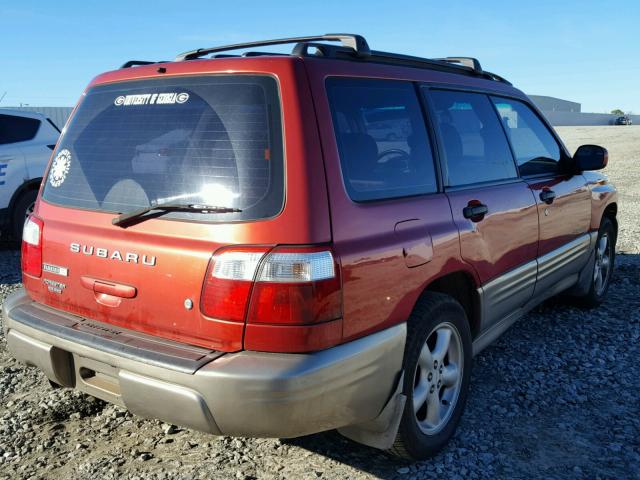 JF1SF65581H712182 - 2001 SUBARU FORESTER S 红色 照片 4