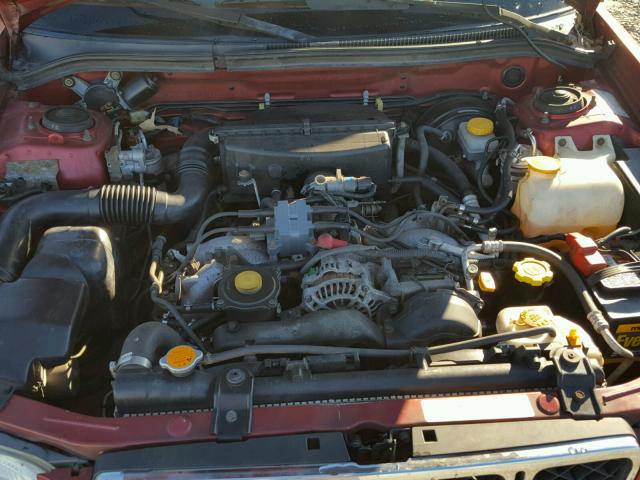 JF1SF65581H712182 - 2001 SUBARU FORESTER S 红色 照片 7