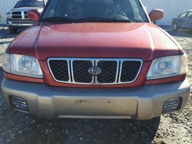 JF1SF65581H712182 - 2001 SUBARU FORESTER S 红色 照片 9